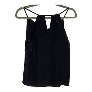 Yumi Kim Strappy Cami Tank Top Sleeveless Silk Black Solid Size XS